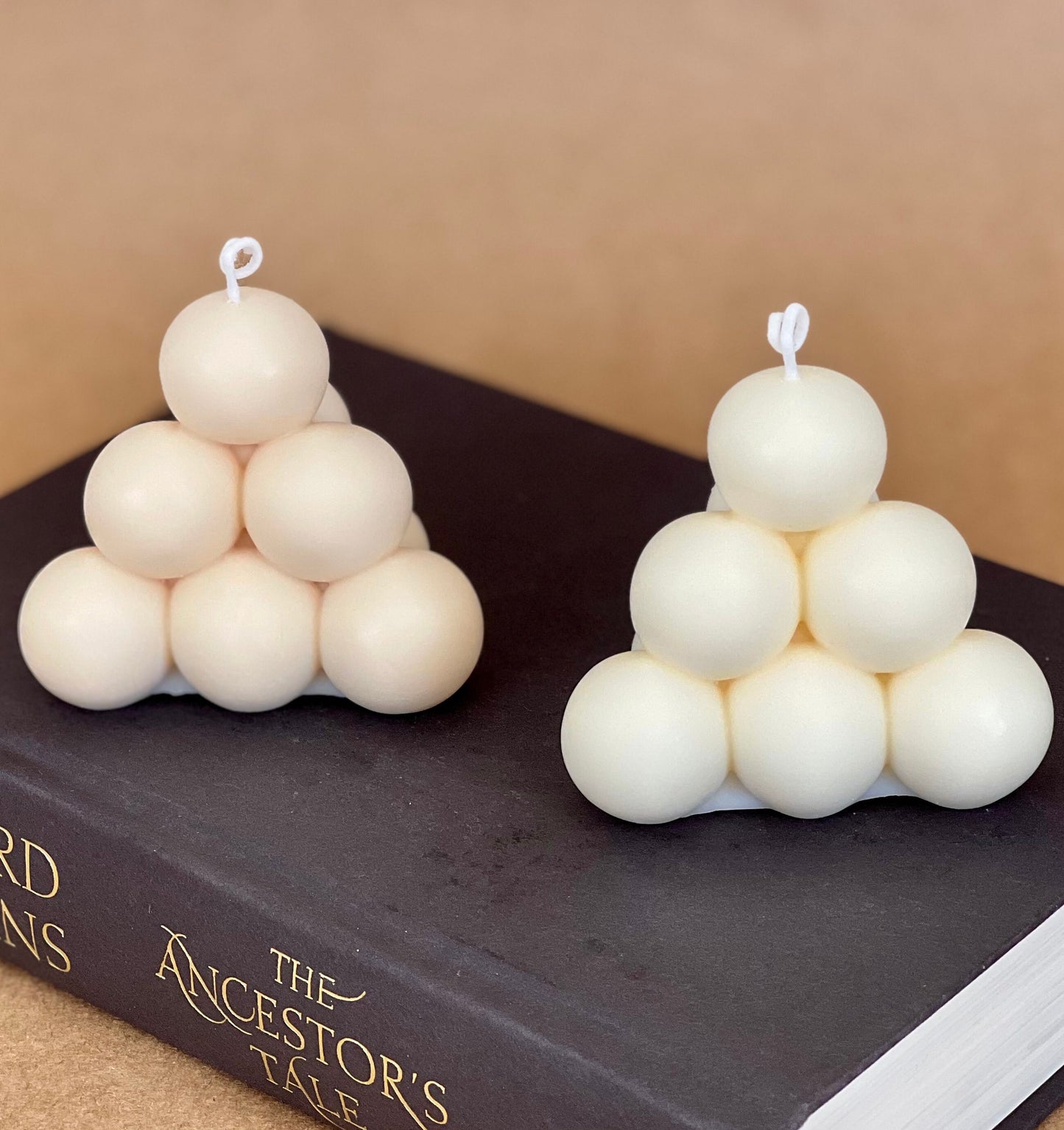 Bubble Pyramid Candle