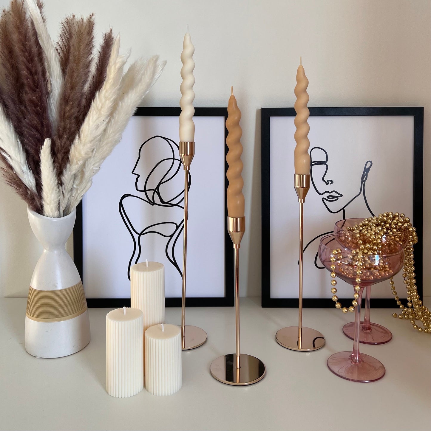 Twisted Taper Candle