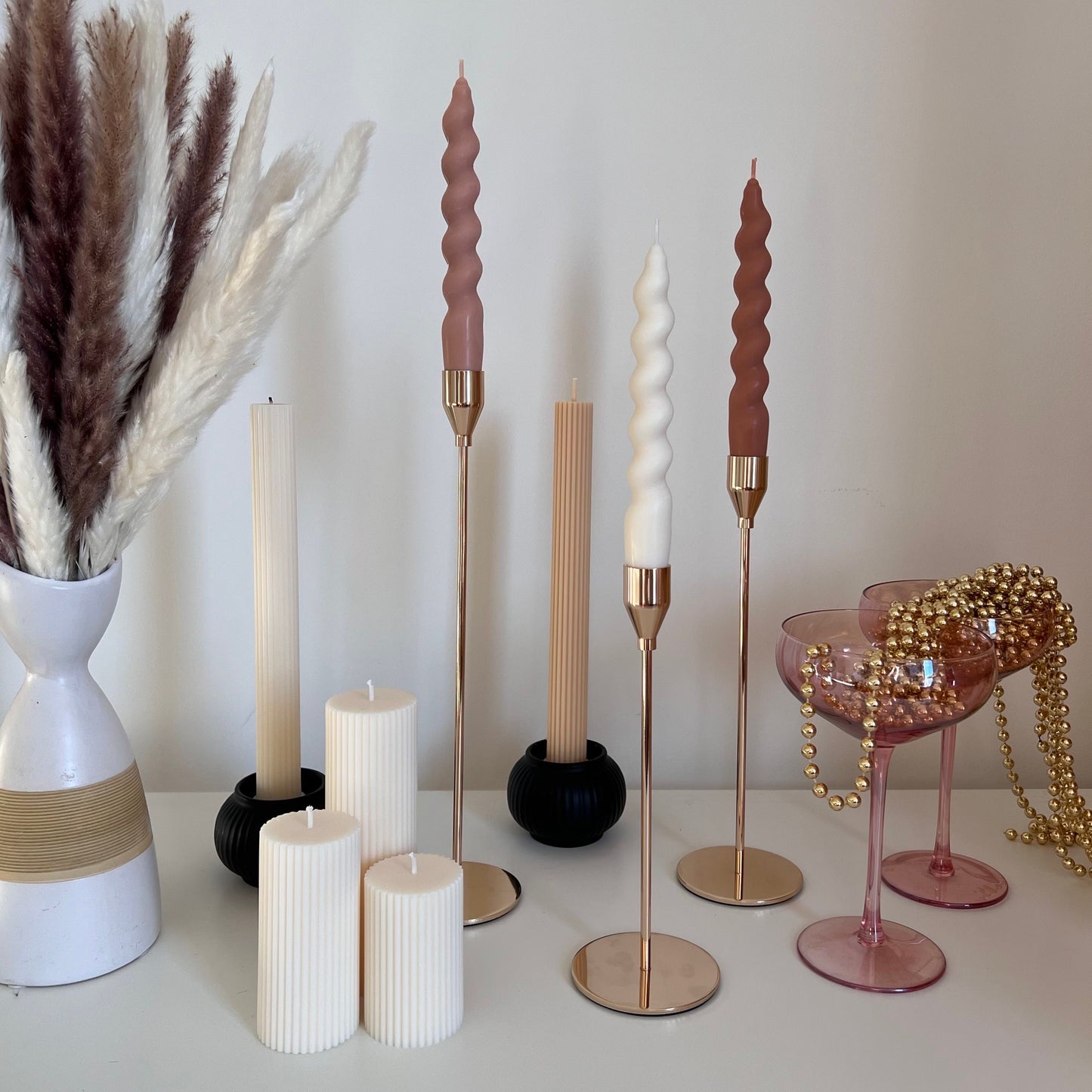 Twisted Taper Candle