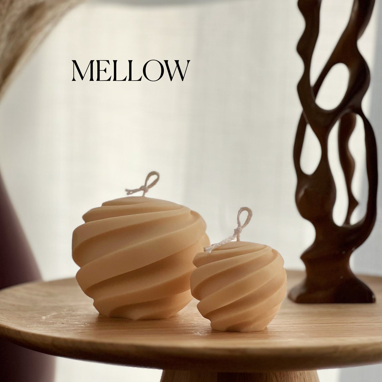 Swirl Ball Candle Set