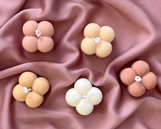 Mini Soy Bubble Candle Set | Unscented Home Decor, Wedding Favors