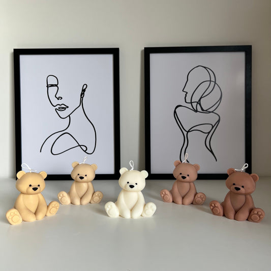 Teddy Bear Candle
