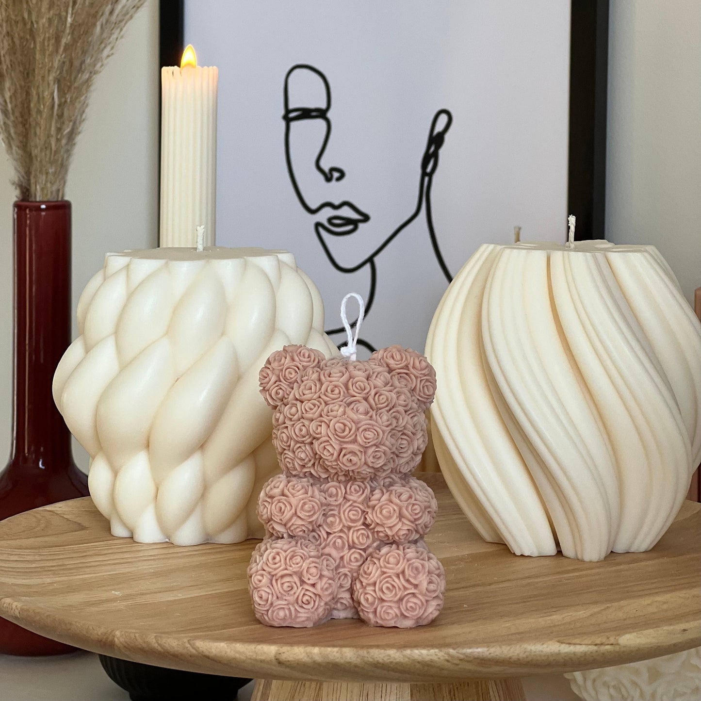 Big Swirl Candle