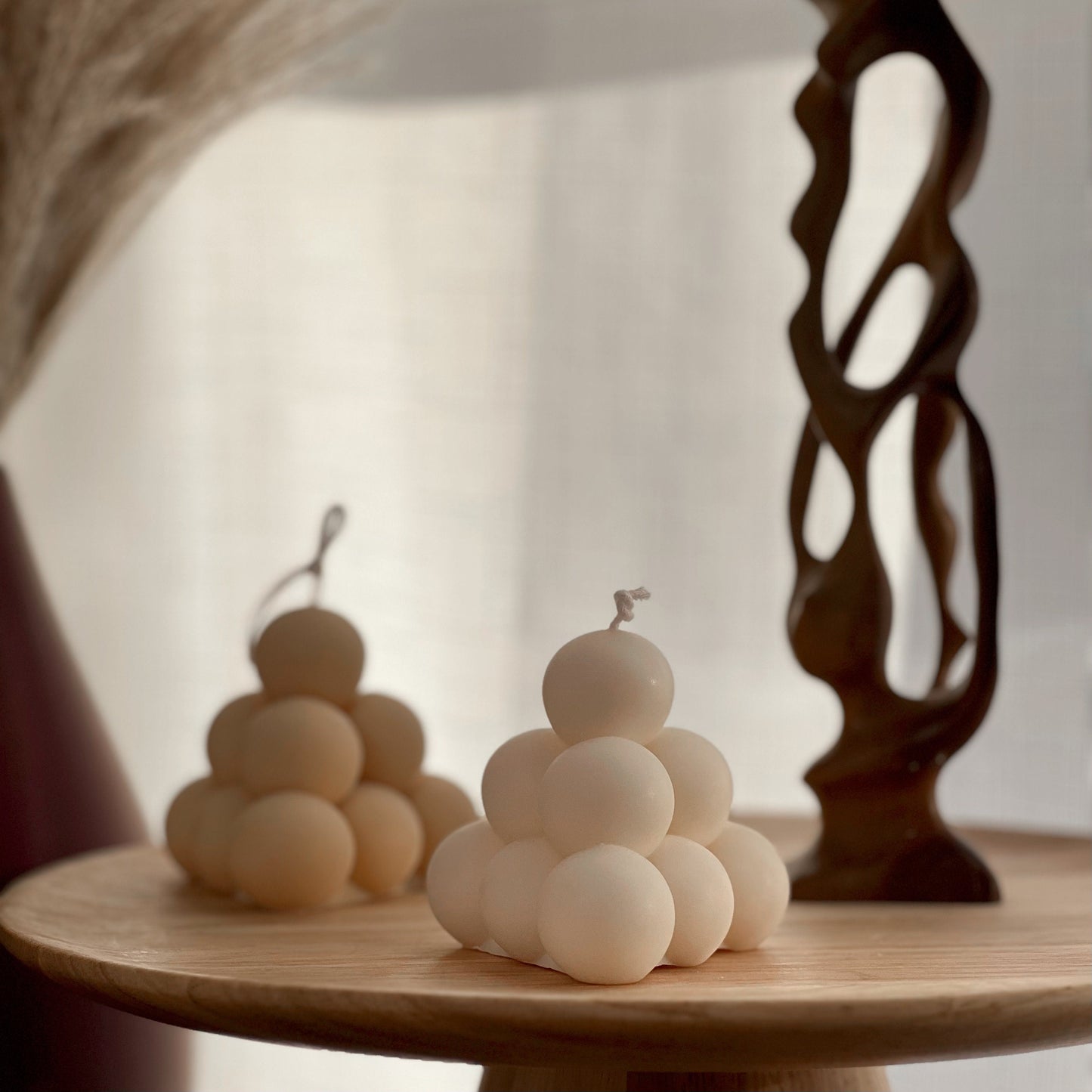 Bubble Pyramid Candle