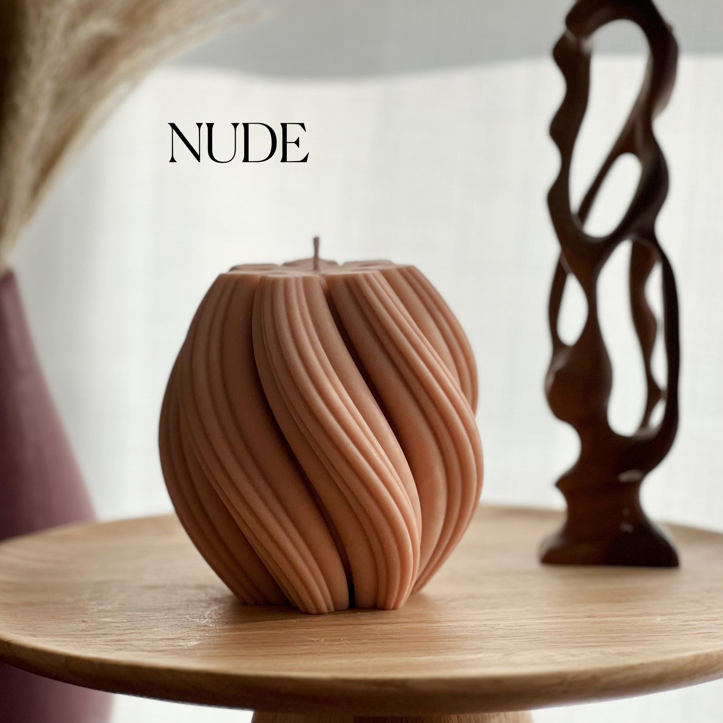 Big Swirl Candle