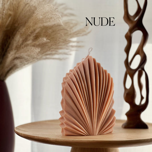 Sculptural Palm Leaf Candle