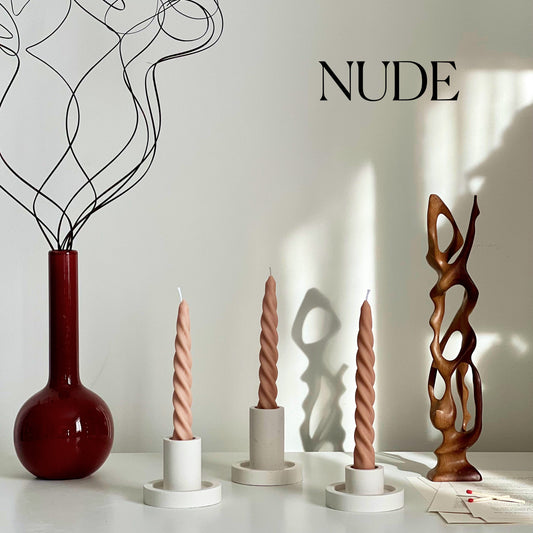 Thin Twisted Taper Candle