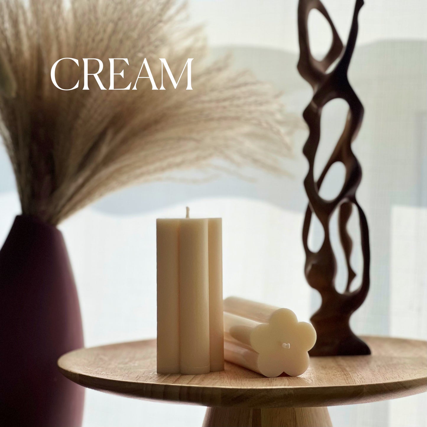 Flower Pillar Candle