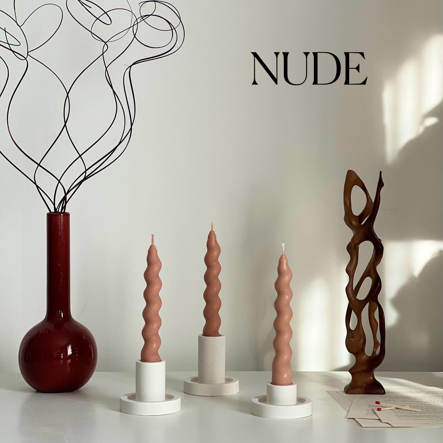 Twisted Taper Candle