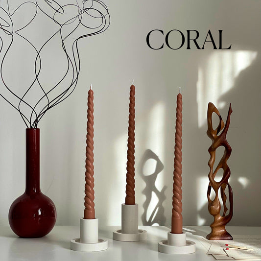 Tall Twisted Taper Candle