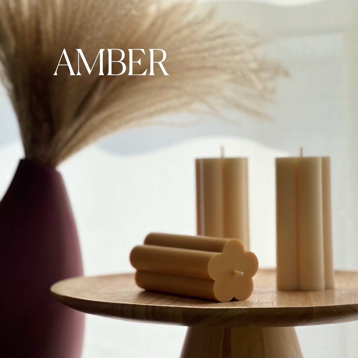 Flower Pillar Candle