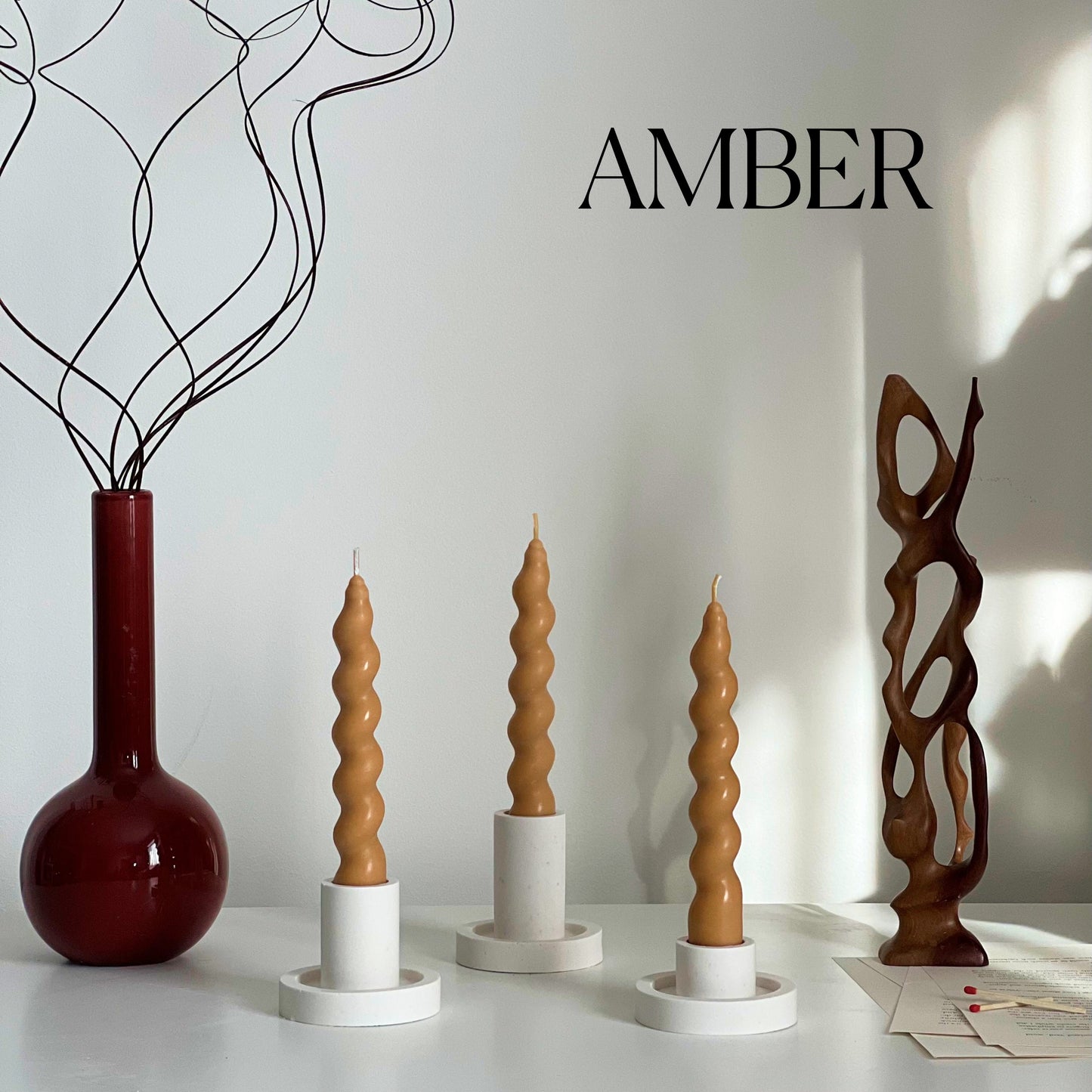 Twisted Taper Candle