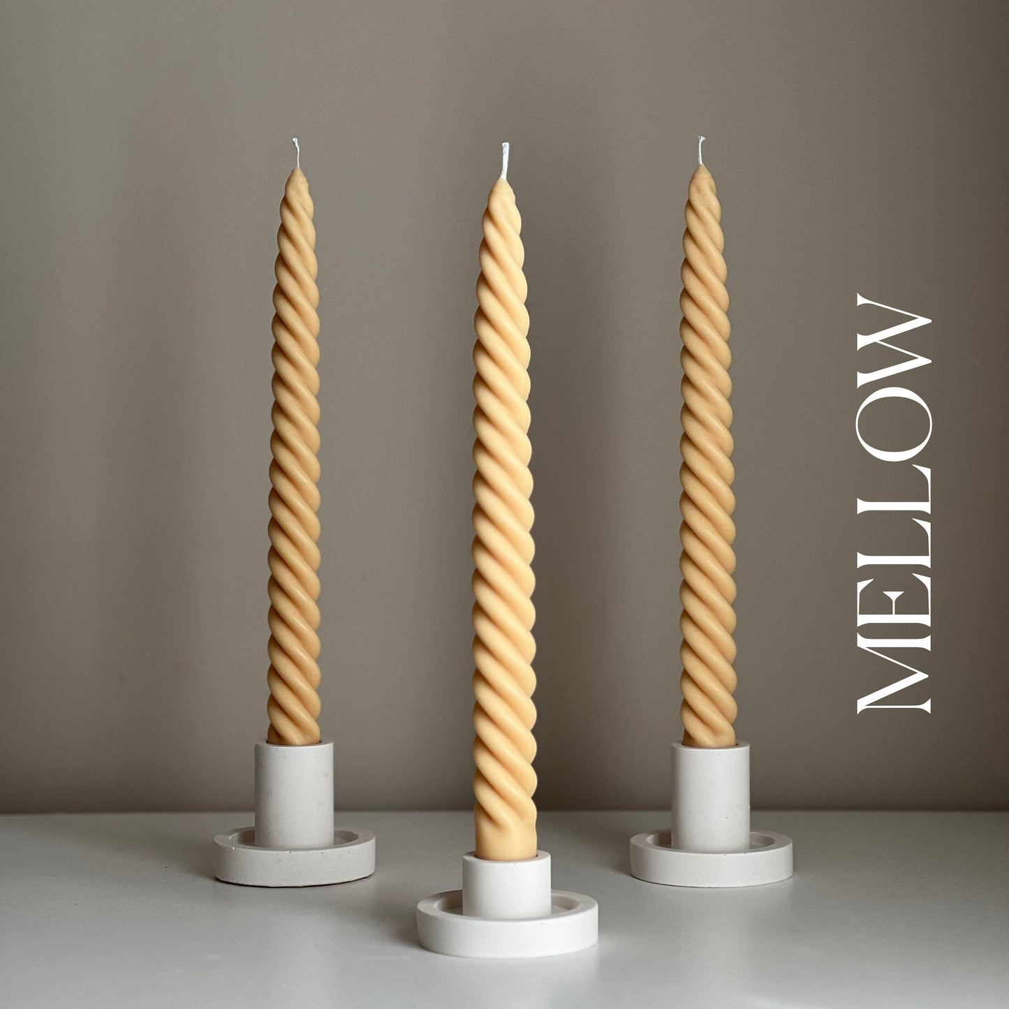 Tall Twisted Taper Candle