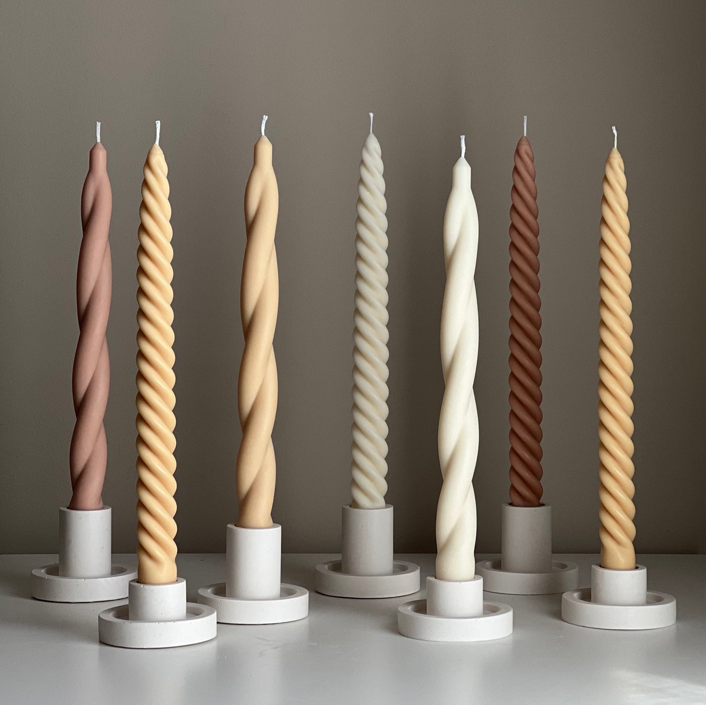 Tall Twisted Taper Candle