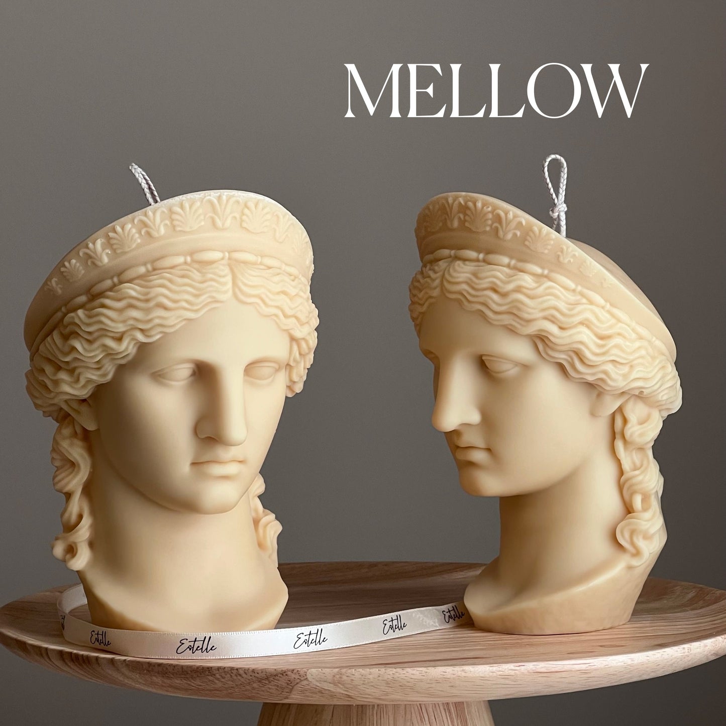 Huge Hera Goddess Bust Candle