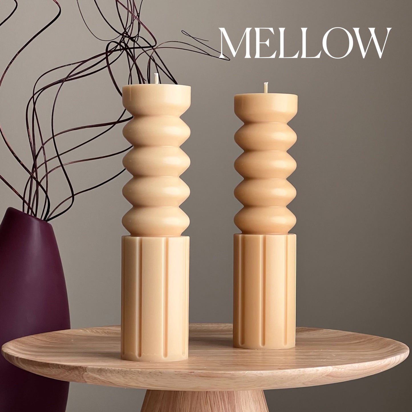 Round Tall Pillar Candle