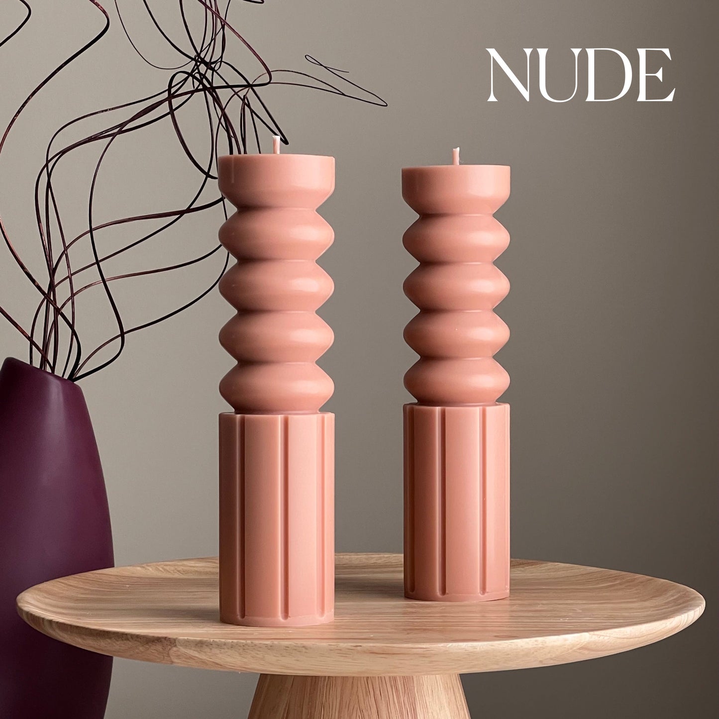 Round Tall Pillar Candle