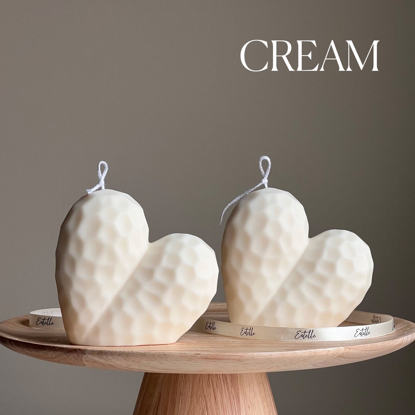 Large Heart Candle