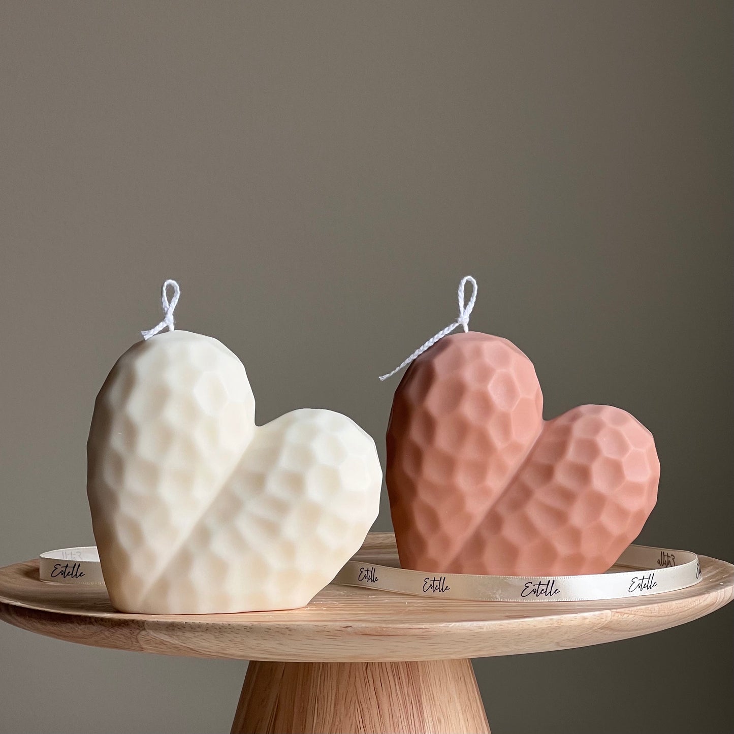 Large Heart Candle