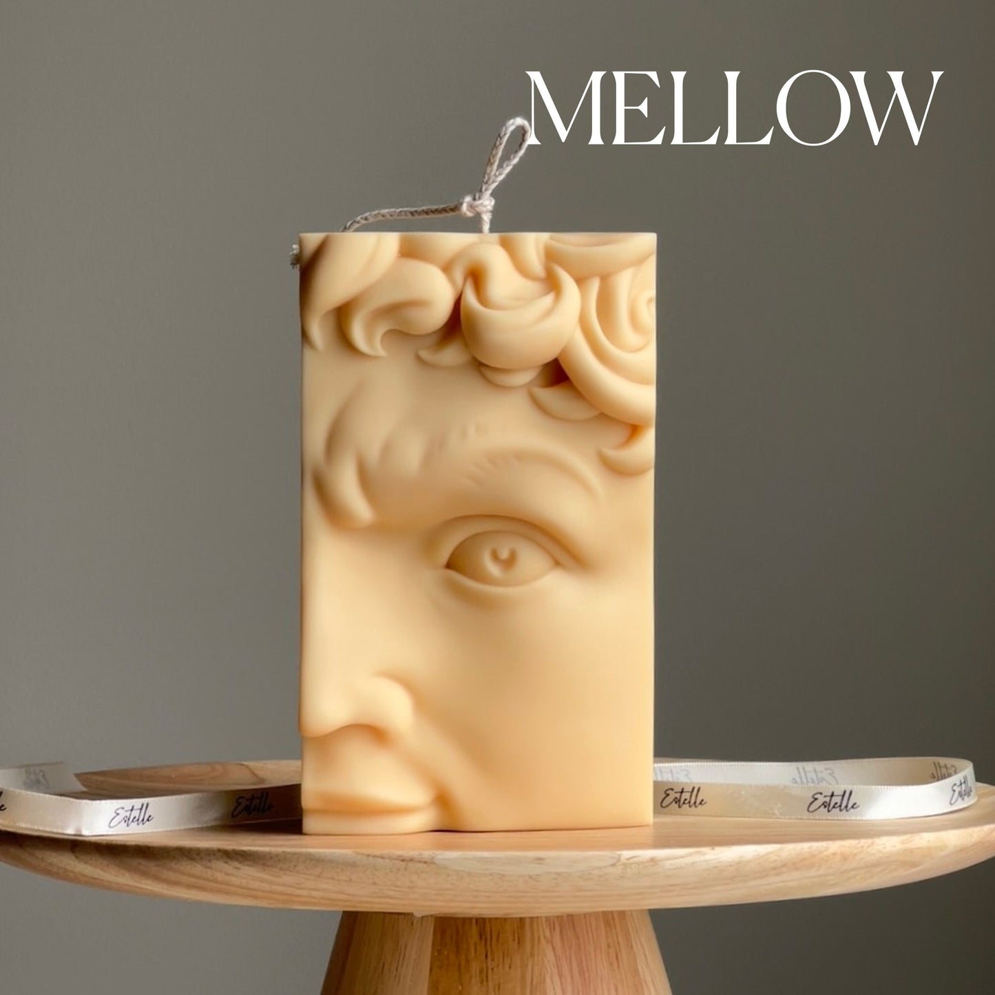 Half David's Head Candle