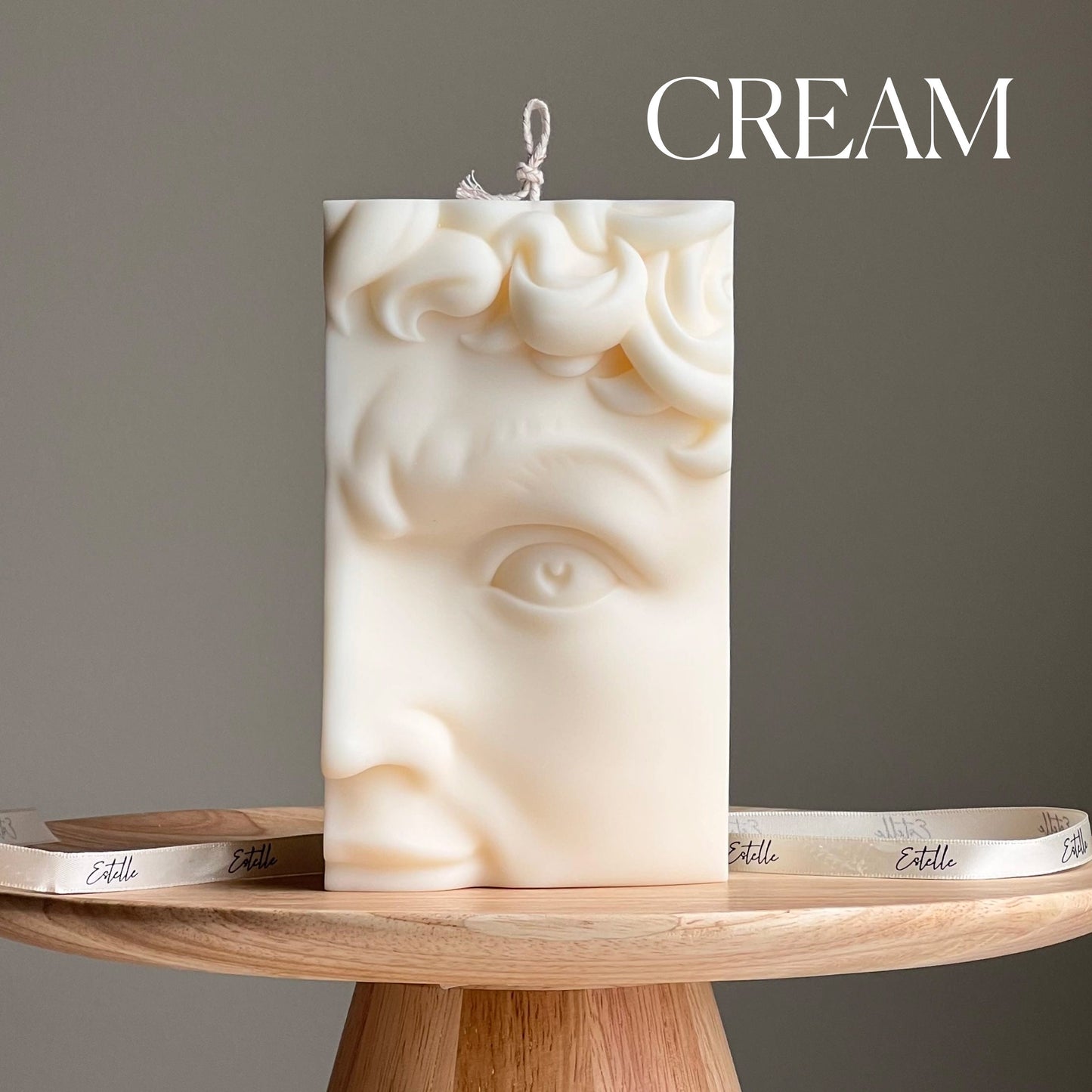 Half David's Head Candle