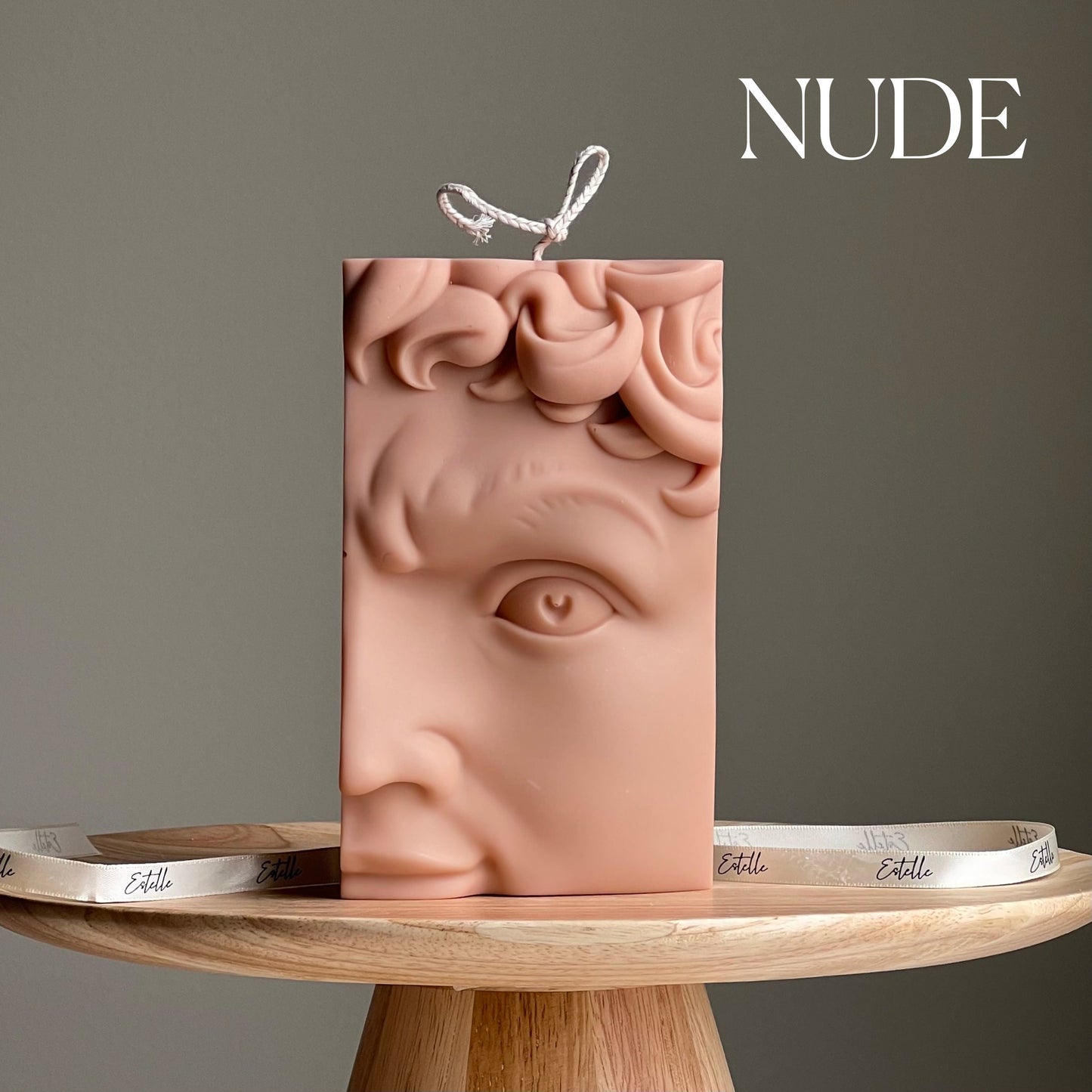 Half David's Head Candle