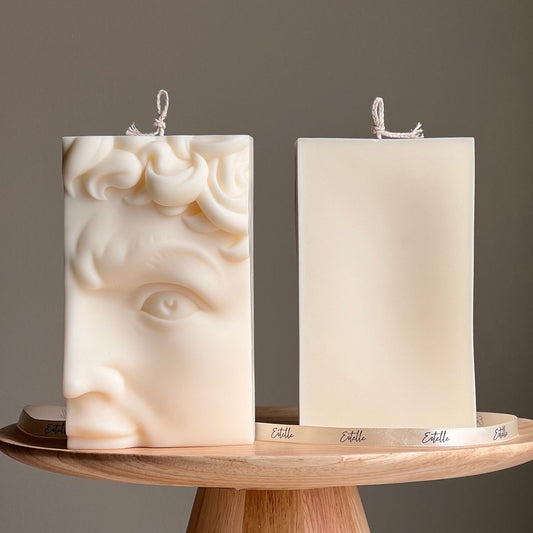 Half David's Head Candle