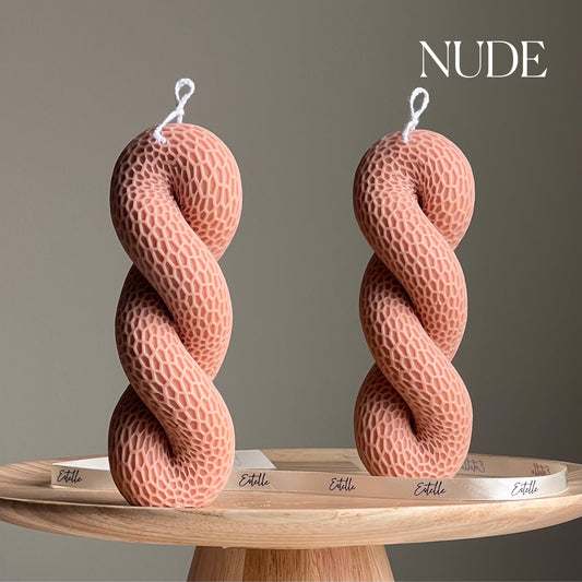 Tail Knot Pillar Candle