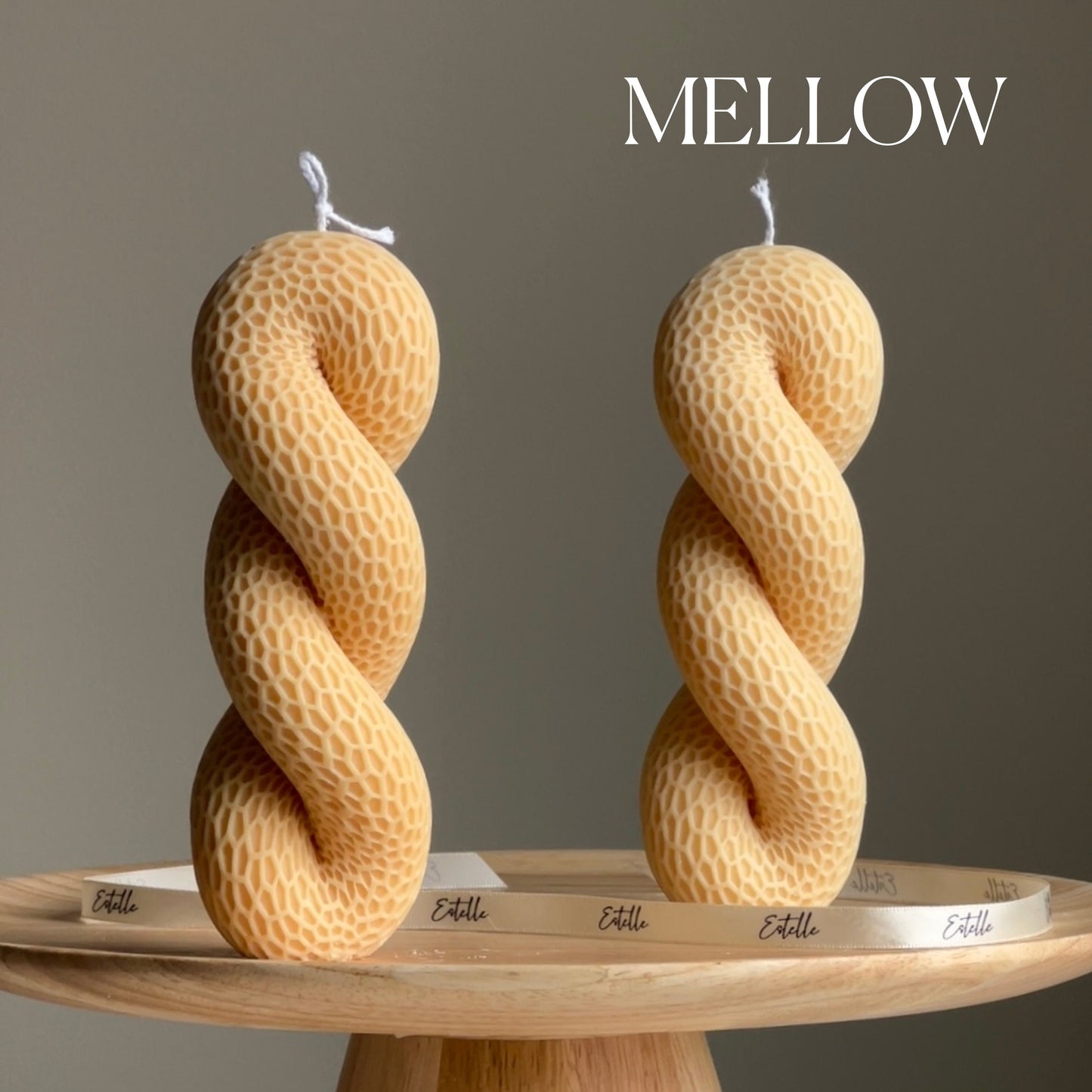 Tail Knot Pillar Candle
