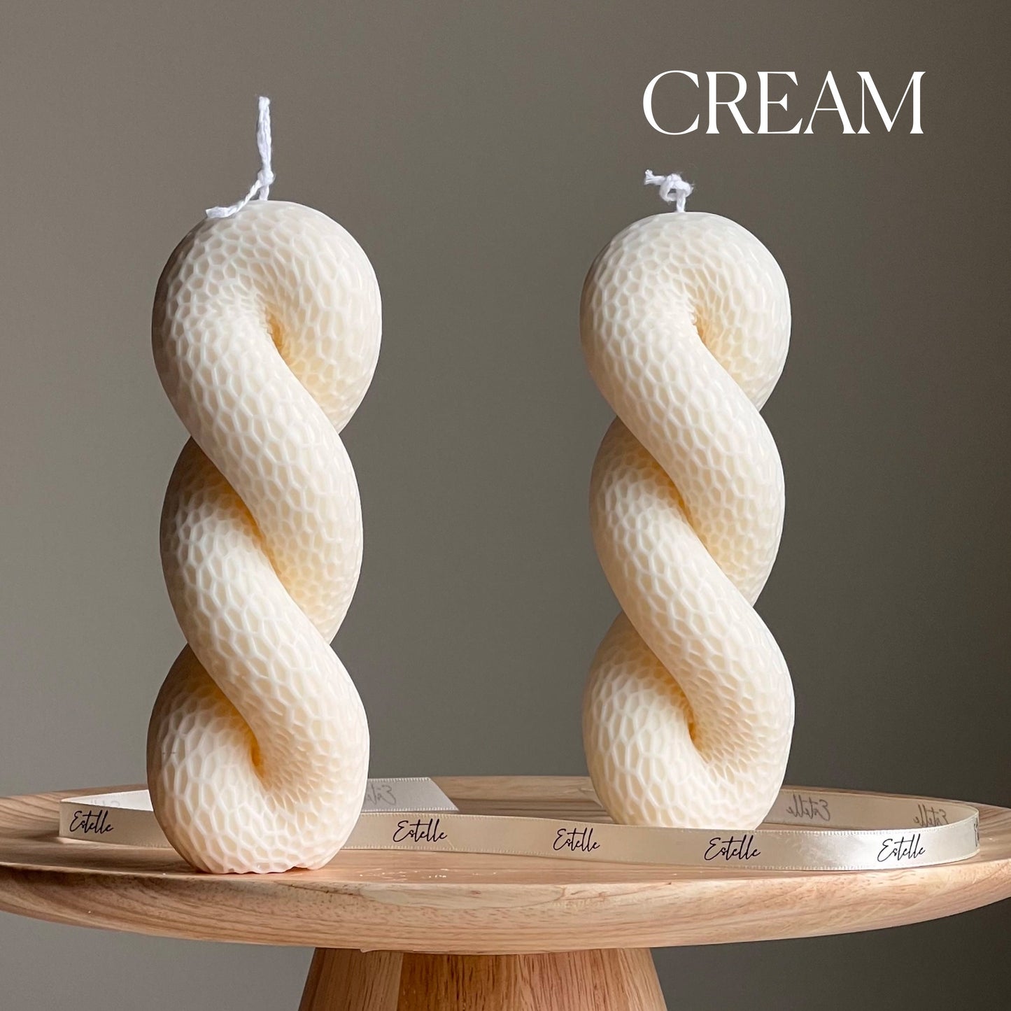 Tail Knot Pillar Candle