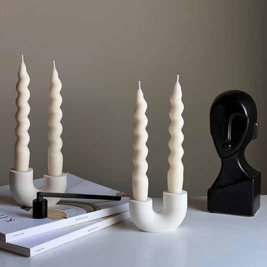 Double Candlestick Holder