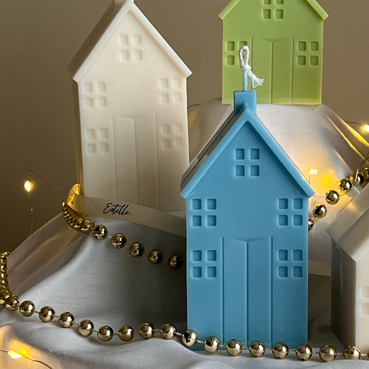 Christmas House Candle