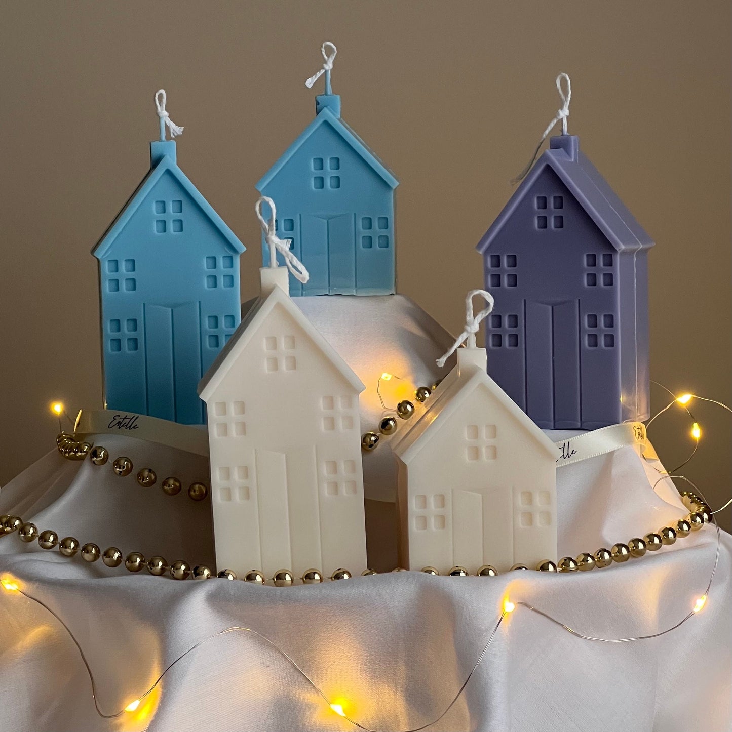 Christmas House Candle