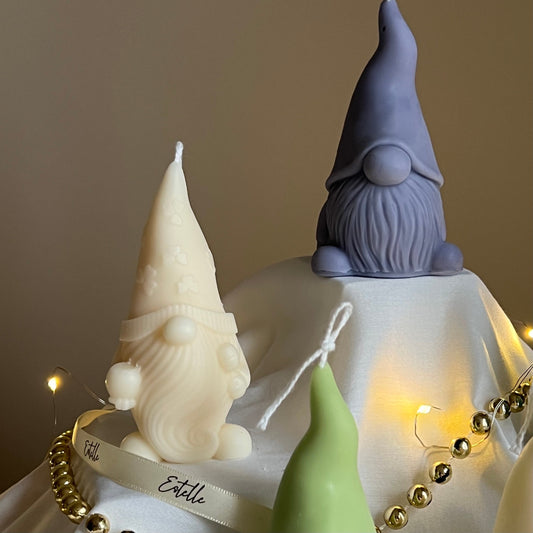Christmas Gnome Candle