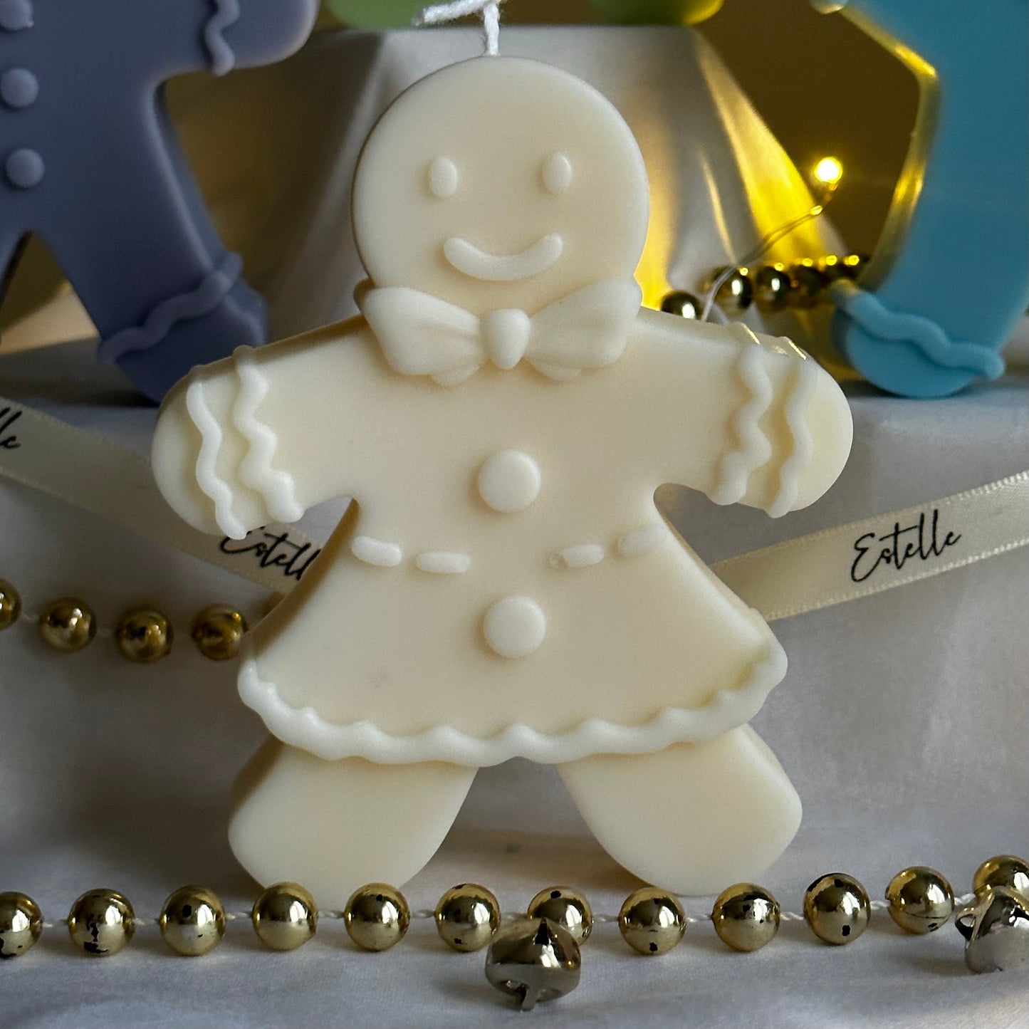 Cute Gingerbread Candle