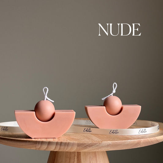 Geometric Soy Candle: Minimalist Home Decor, Custom Scent