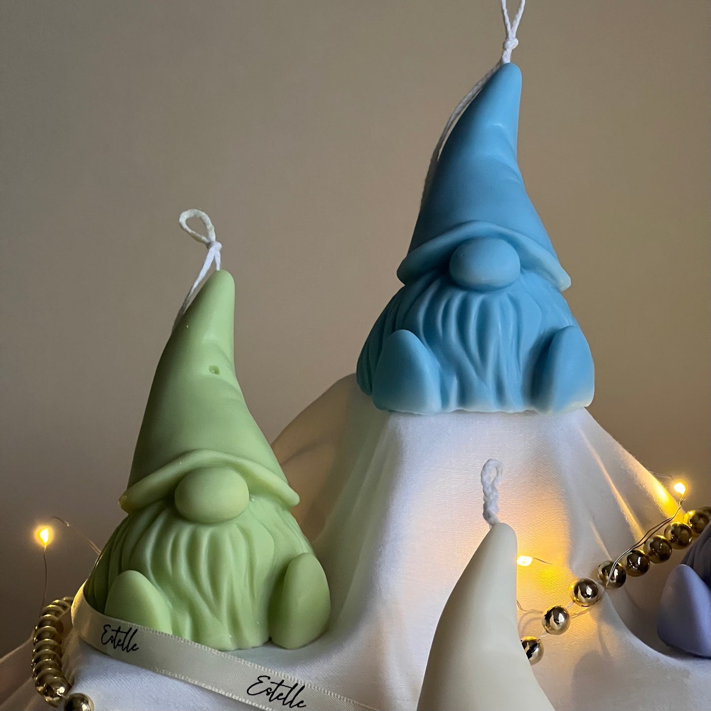 Sitting Gnome Candle