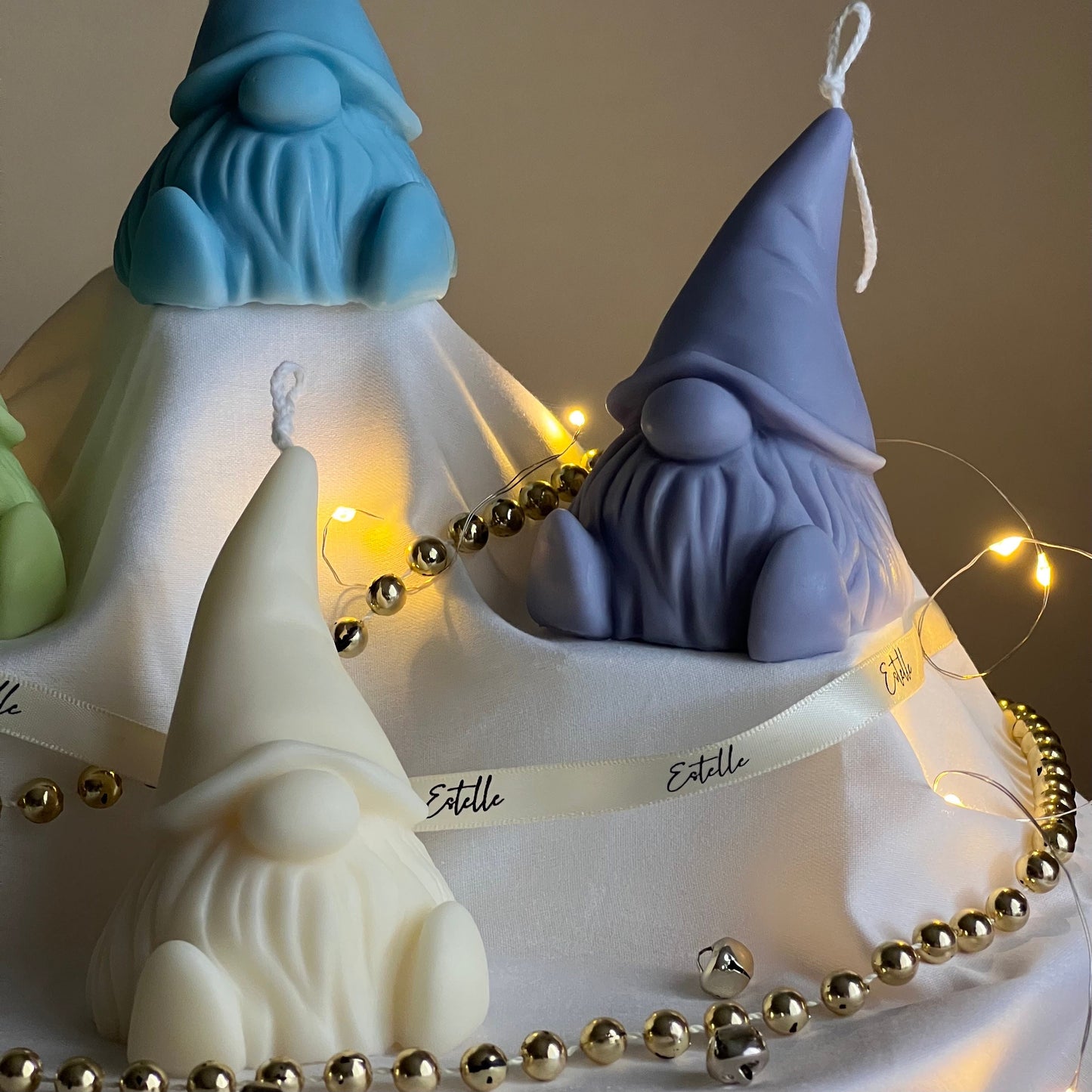 Sitting Gnome Candle