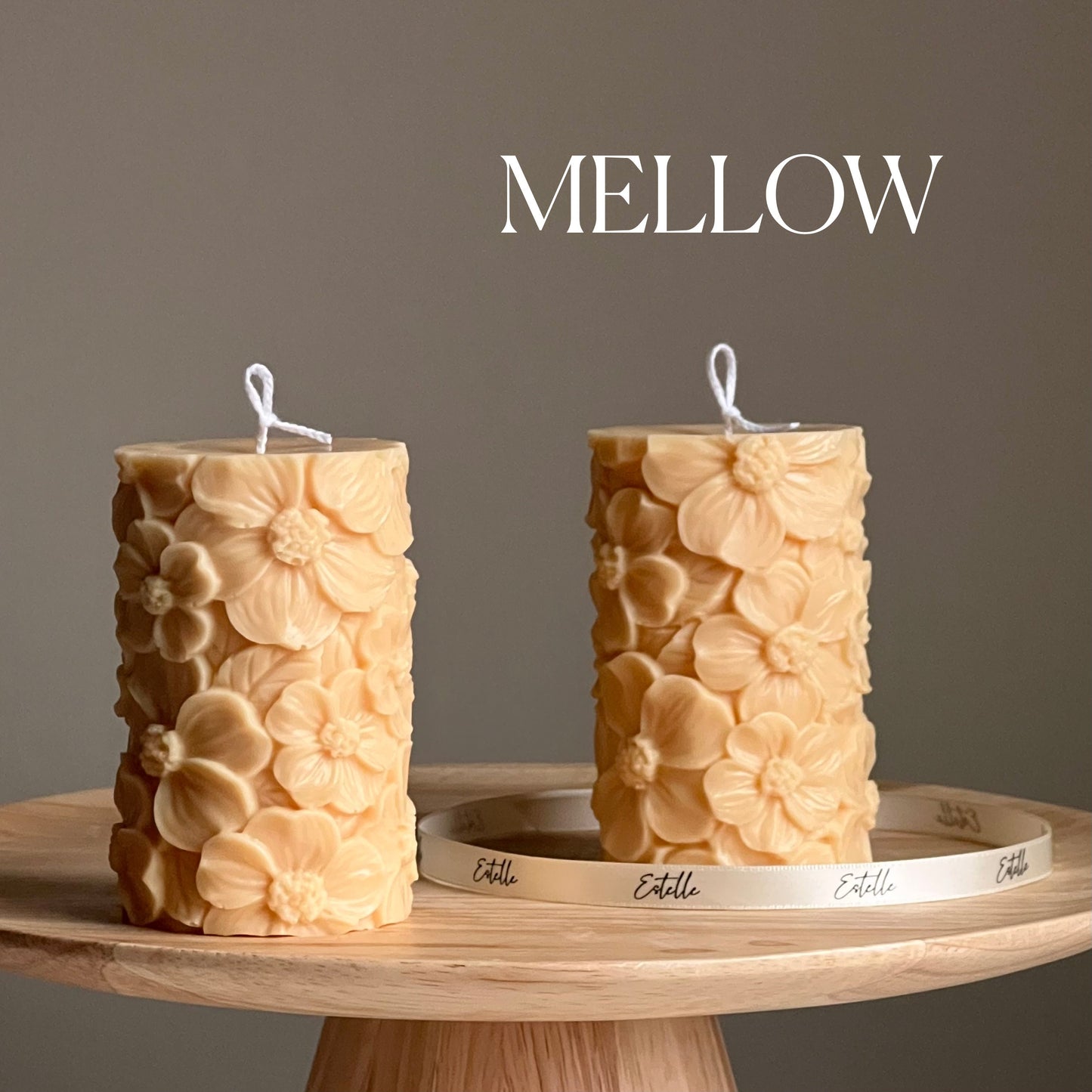 Sakura Pillar Candle