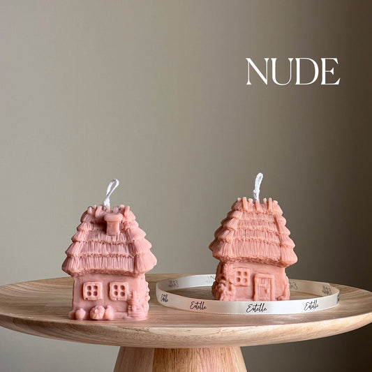 Handmade House Candle | Sculptural Soy Wax Pillar Candle