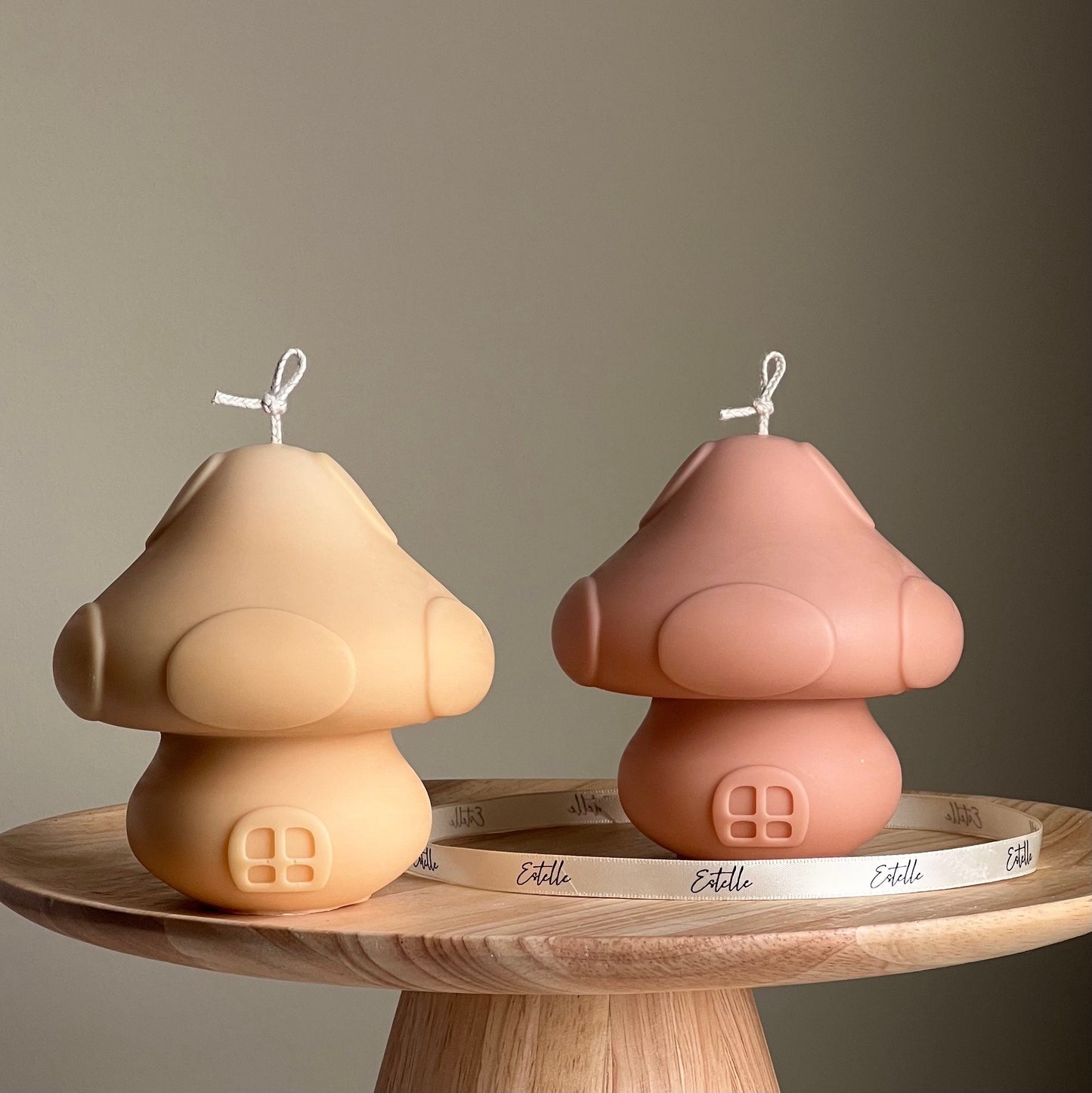 Cute Mushroom House Candle