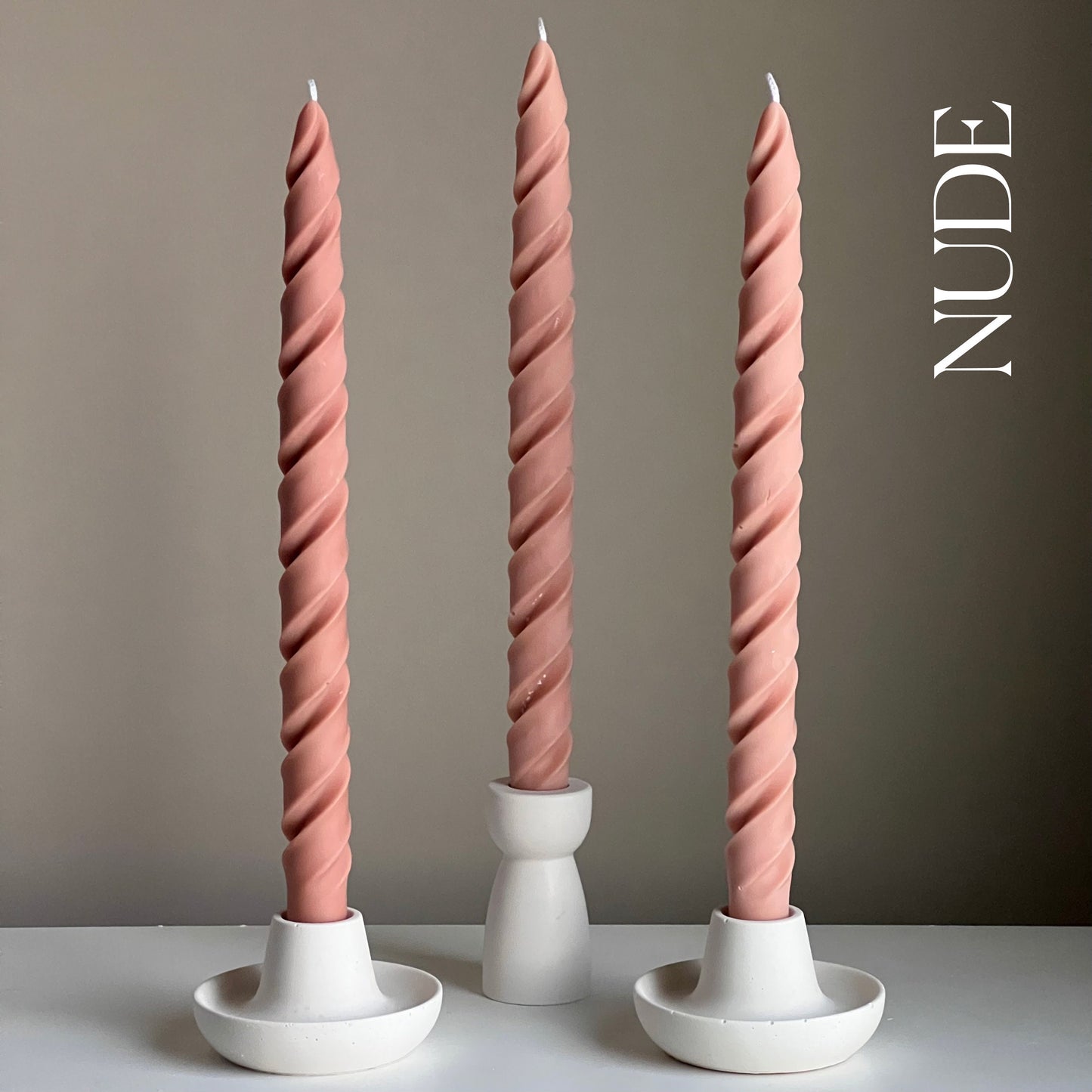 Tall Twisted Taper Candle