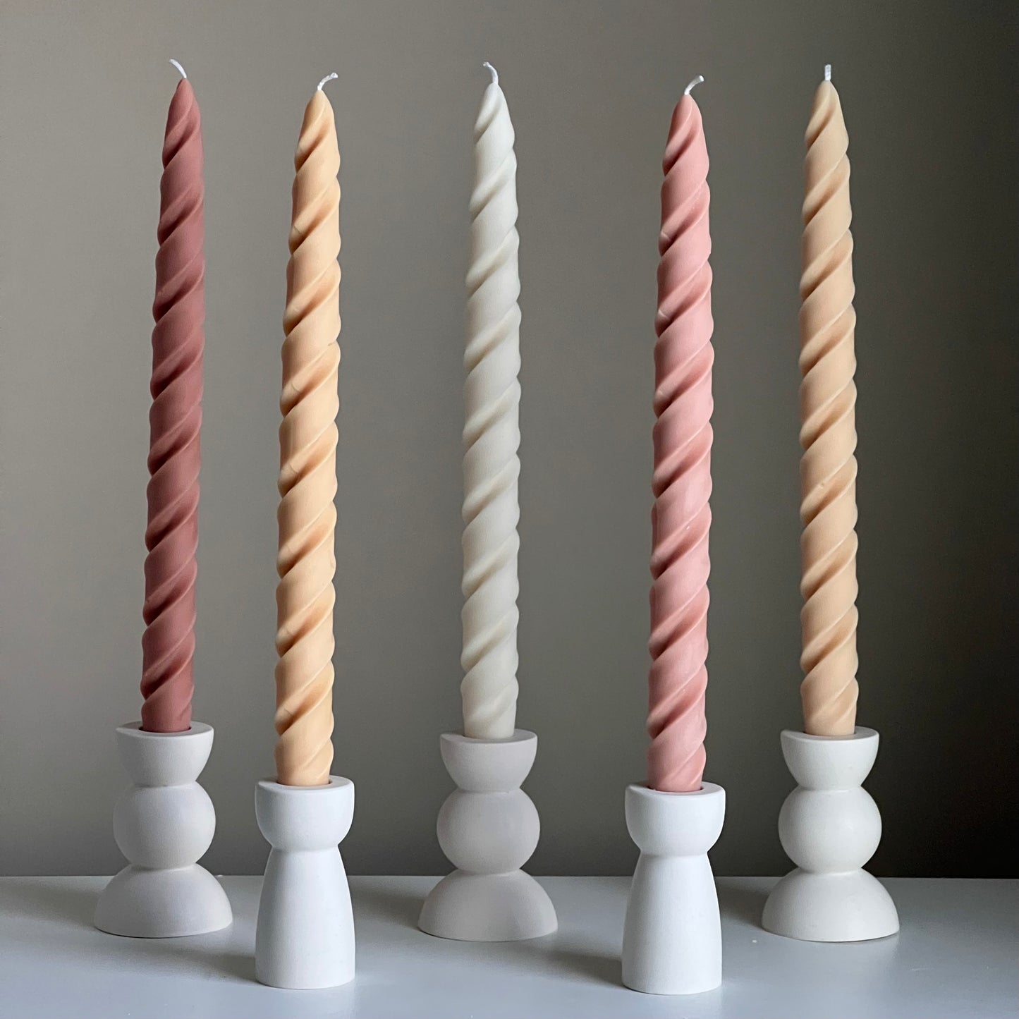 Tall Twisted Taper Candle