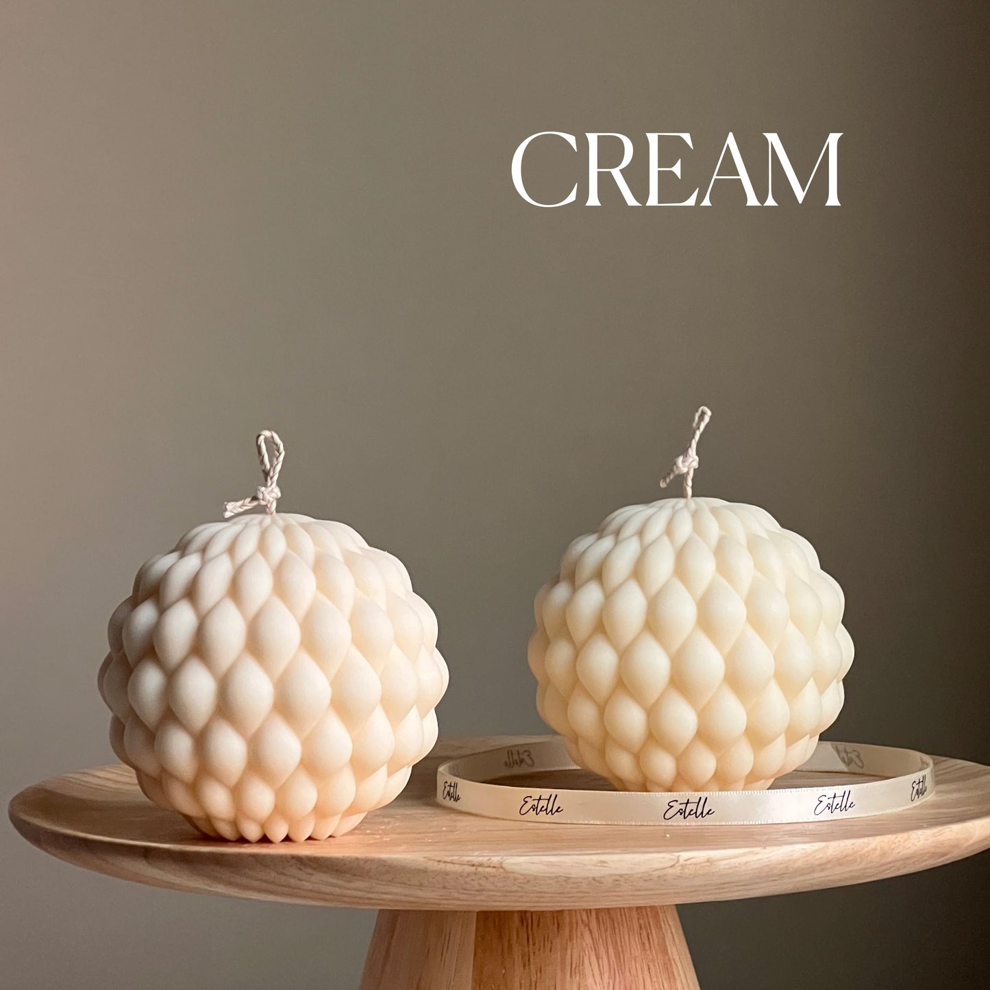 Large Bubble Ball Candle