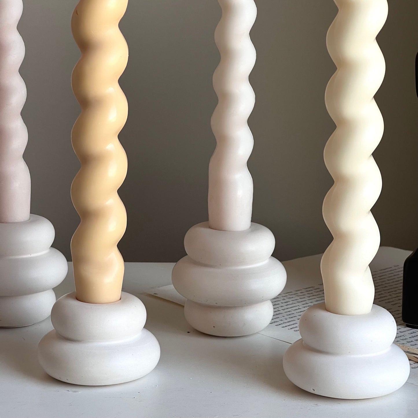 Donut Candlestick Holders