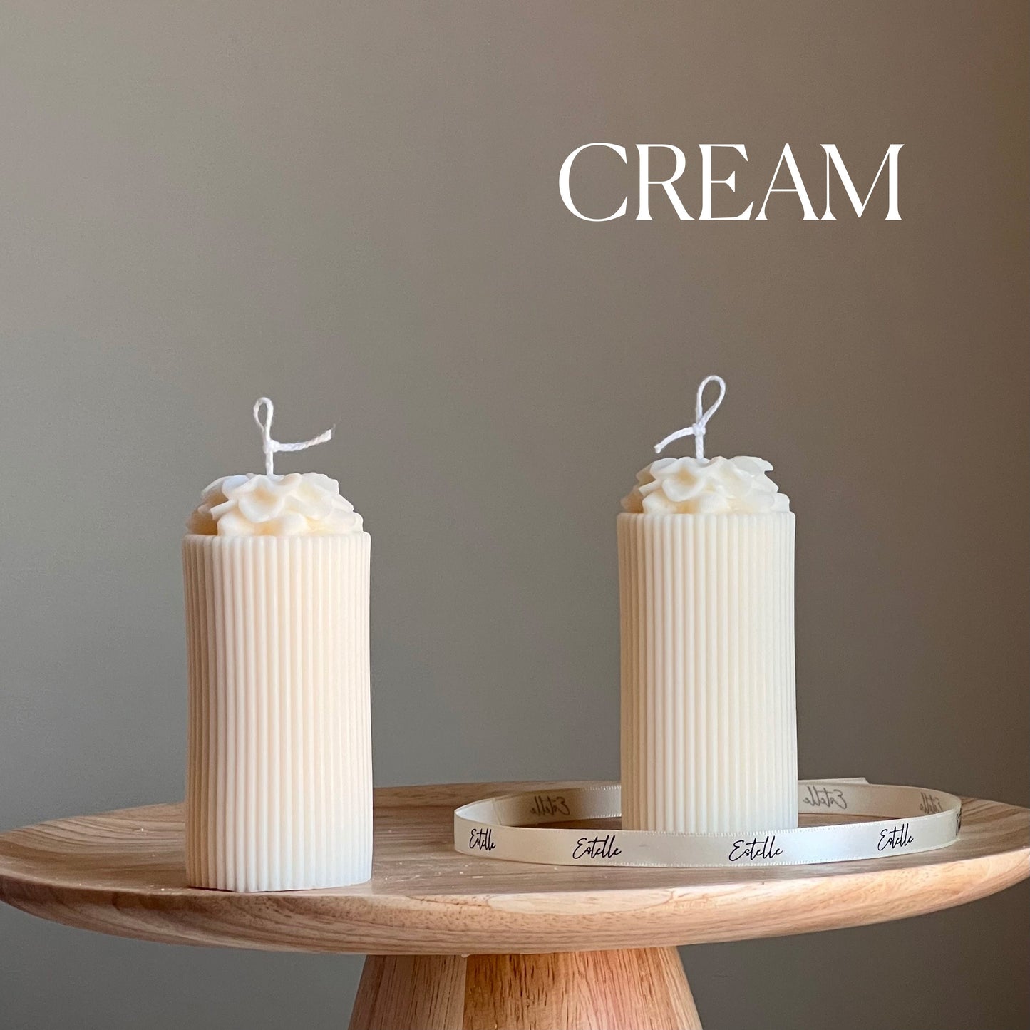 Flower Pillar Candle