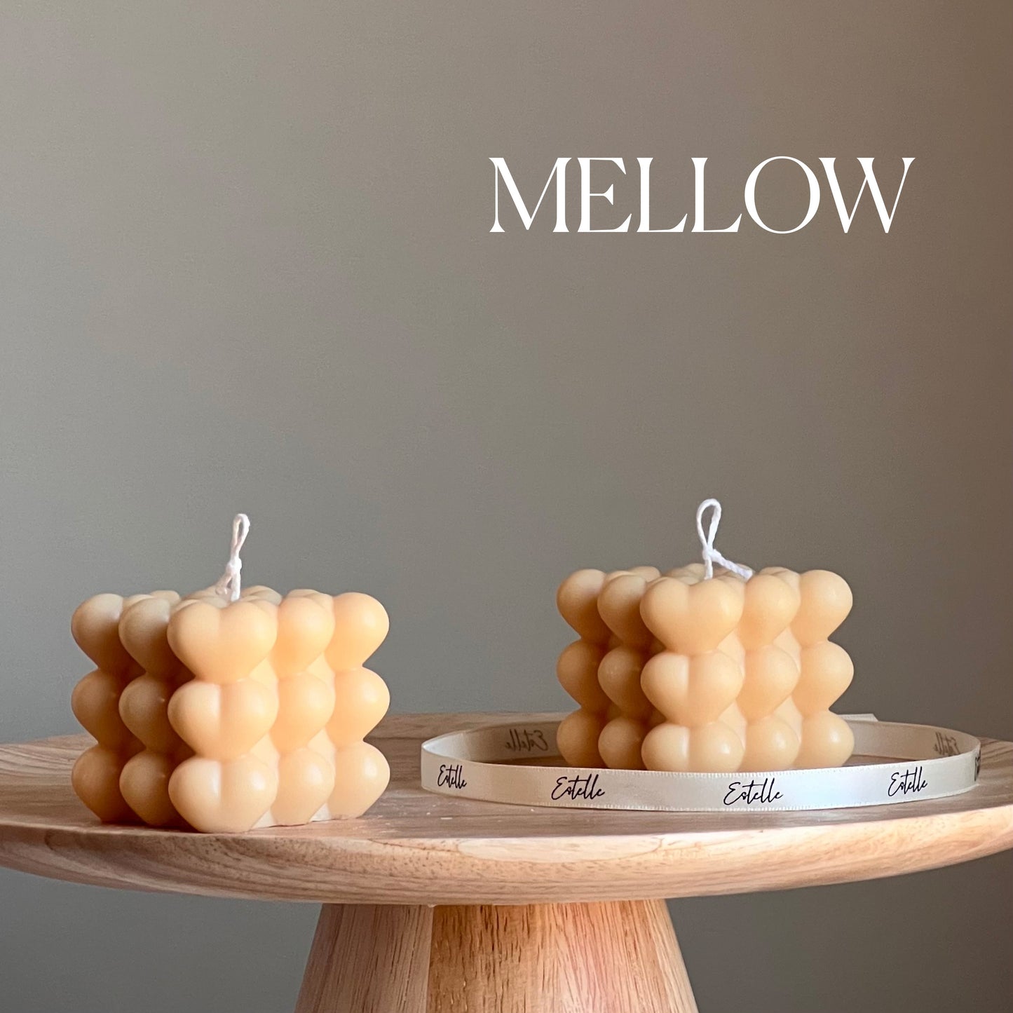 Heart Cube Candle