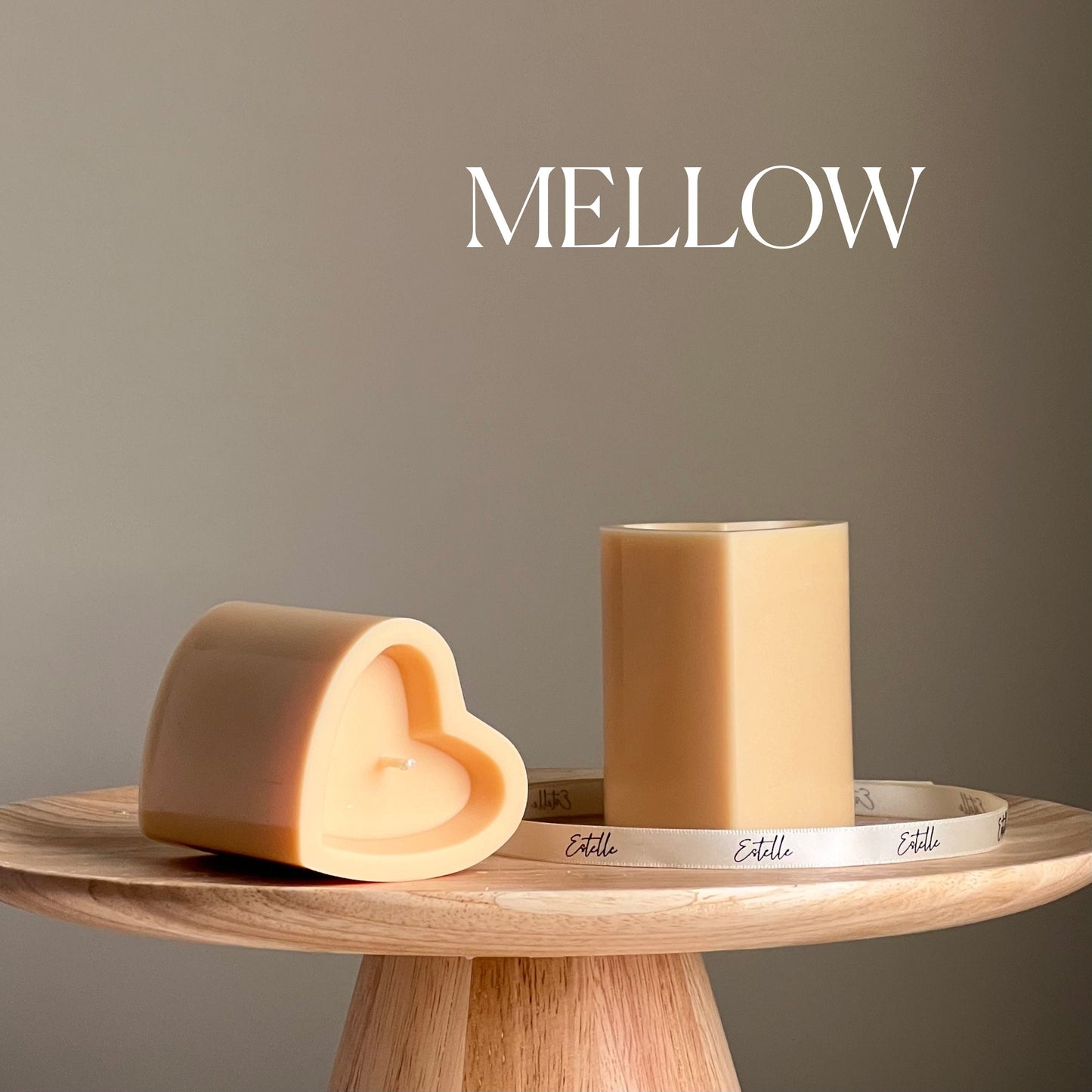 Heart Pillar Candle