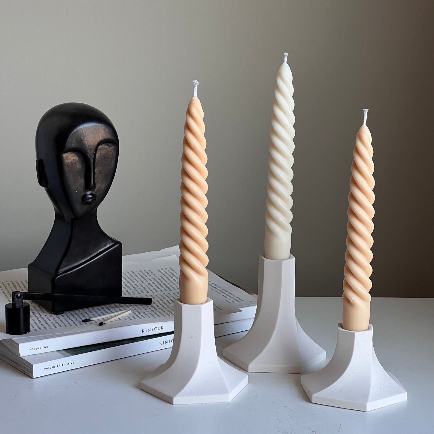 Swirl Candlestick Holder