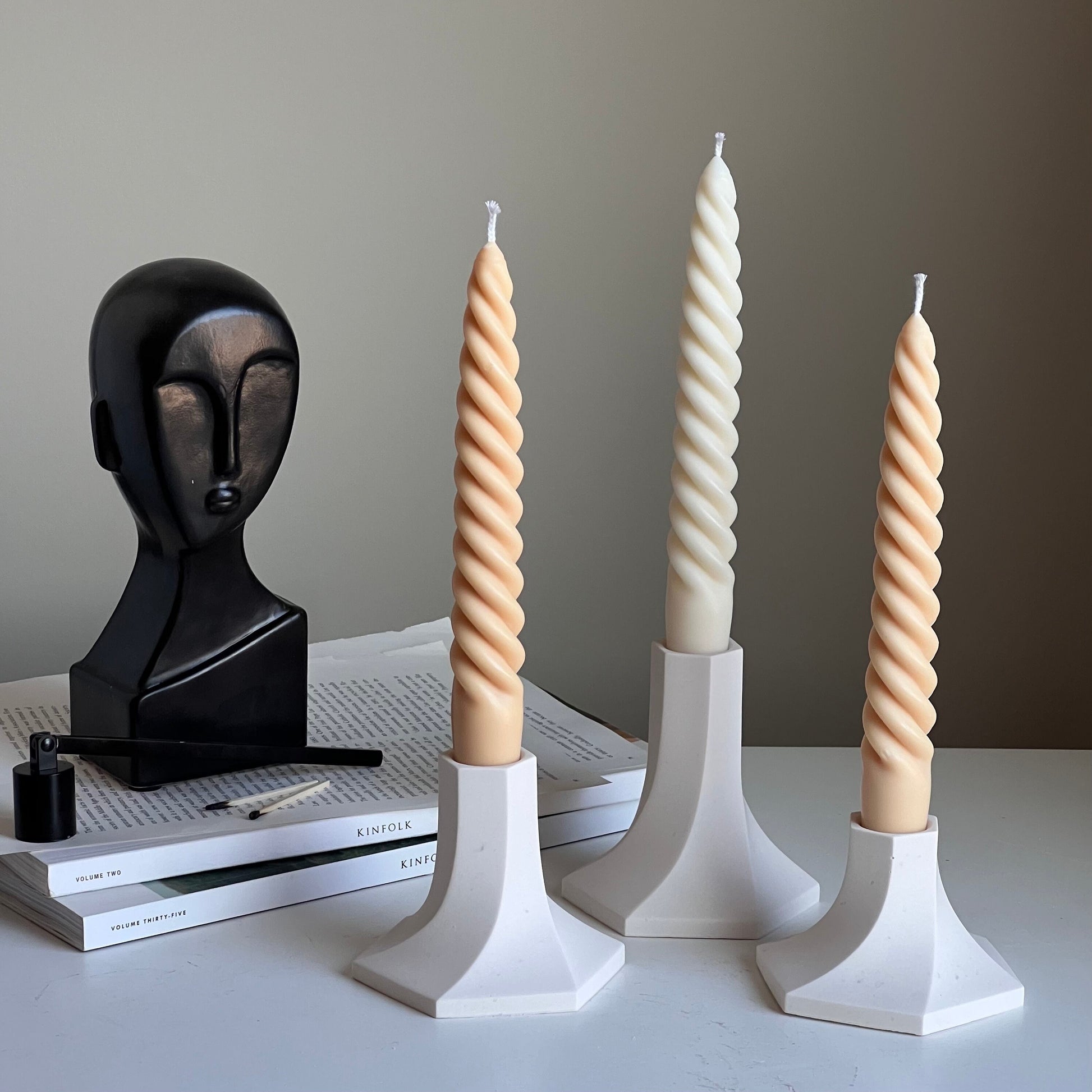 Swirl Candlestick Holder